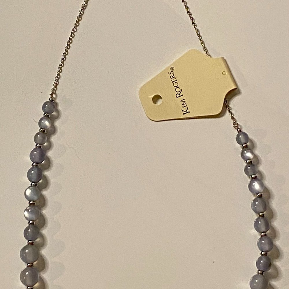 Light green beads decorate this necklace by Kim Rogers® - Picture 5 of 5